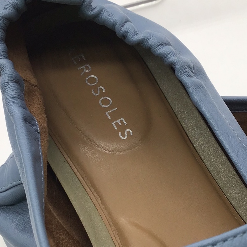 Aerosoles Rossie Blue Leather Flat - Picture 11 of 11
